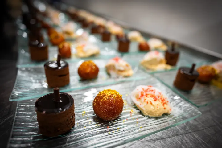 A selection of individually presented starters